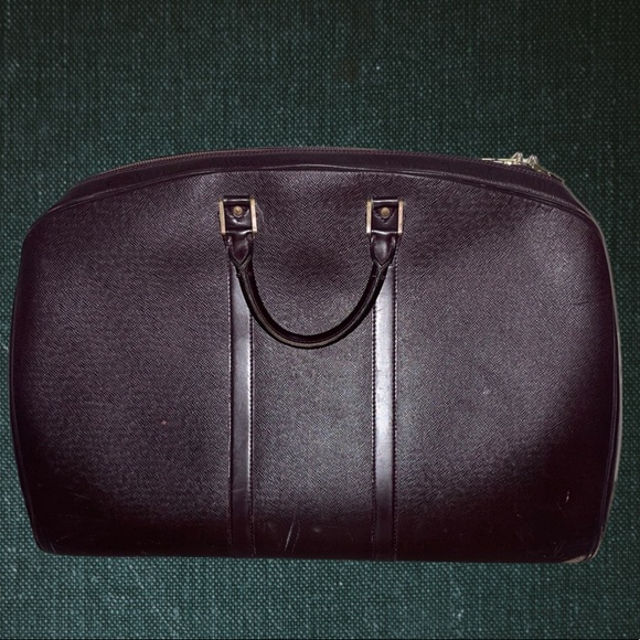 ✨ Vintage Louis Vuitton Burgundy Pebble Leather Luggage Bag ✨ - Picture 2 of 9